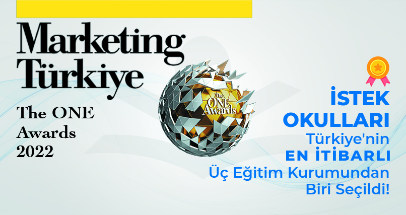 Marketing Türkiye tarafından düzenlenen The One Awards’da Özel Temel Eğitim Kategorisi'nde birinci olarak yılın en itibarlı eğitim kurumu seçildik.????